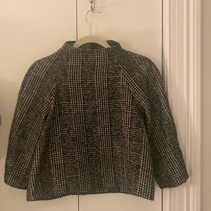 Zara Mockneck 3/4 sleeve top